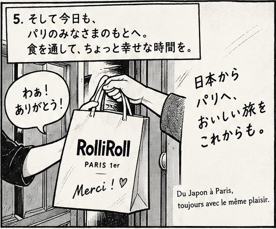 Une commande RolliRoll livrée